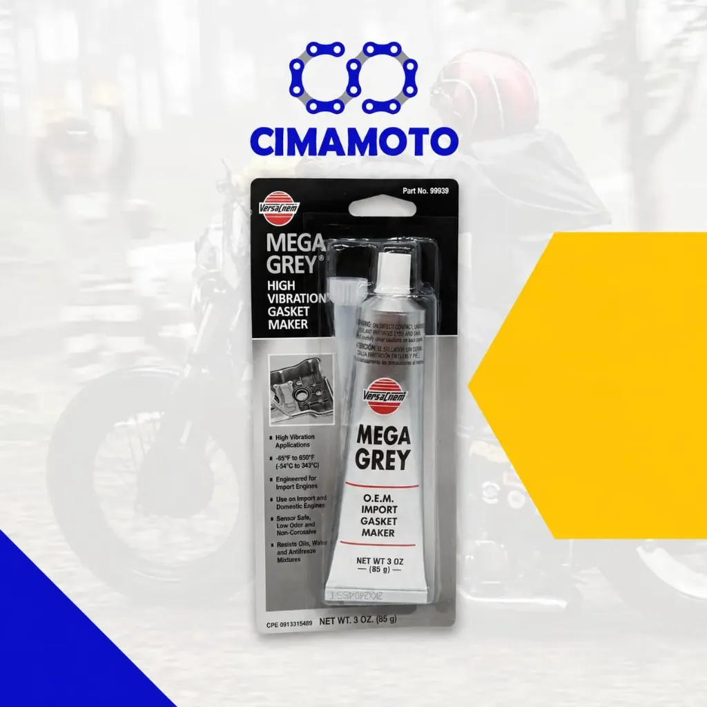 SILICONA DE MOTOR(MEGA GREY PLOMO)