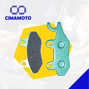 PASTILLA DE FRENO BROZ TRASERO VERDE