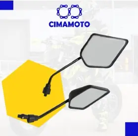 RETROVISOR BROZ CON GOMA CIMAMOTO