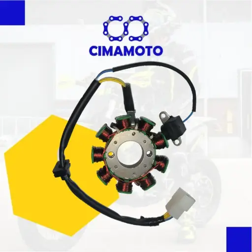 [1039-0510] BOBINA DE MAGNETO 9 N BIZ TRIFASICO