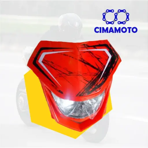 [1081-5018] FAROL COMPLETO TEKKEN ROJO