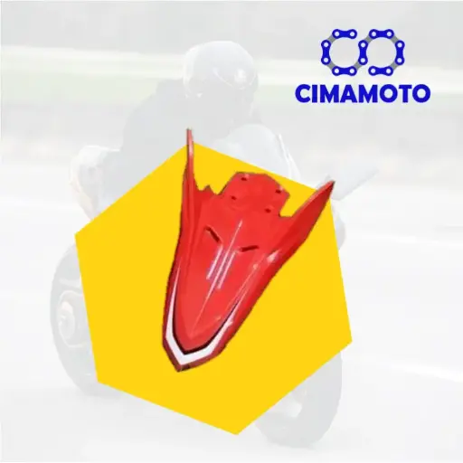 [1081-5761] PLASTICO PICO DELANTERO TEKKEN ROJO