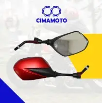[1036-5022] RETROVISOR BIZ ROJO CIMAMOTO